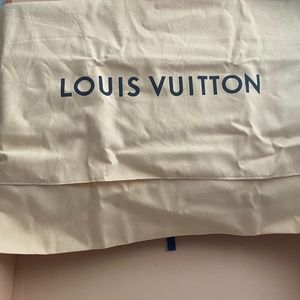 Louis Vuitton never full dust bag